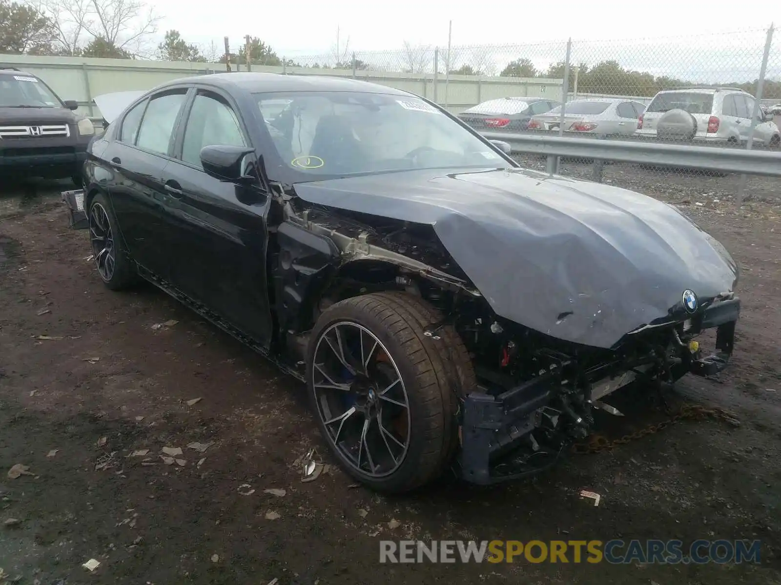 1 Photograph of a damaged car WBSJF0C51KB284152 BMW M5 2019