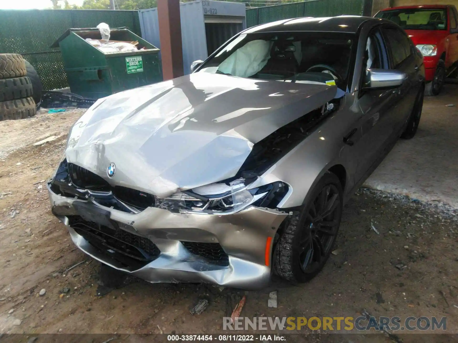 6 Photograph of a damaged car WBSJF0C51KB284913 BMW M5 2019