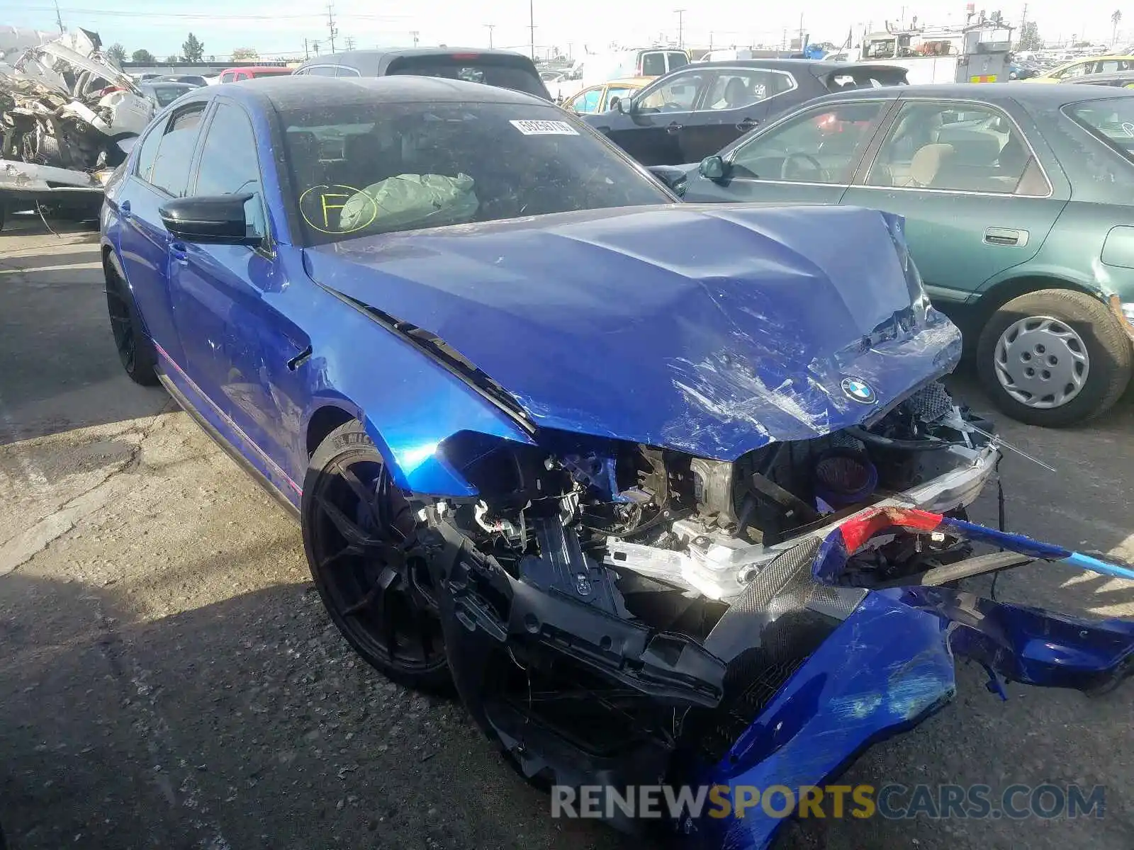 1 Photograph of a damaged car WBSJF0C51KB446720 BMW M5 2019