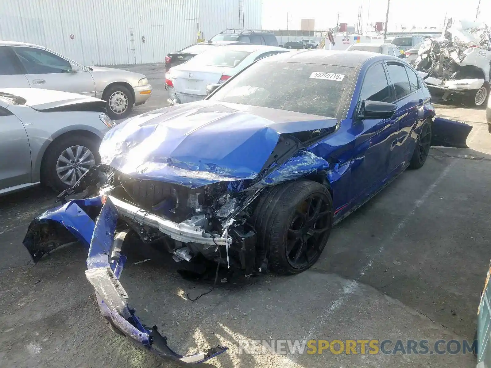 2 Photograph of a damaged car WBSJF0C51KB446720 BMW M5 2019