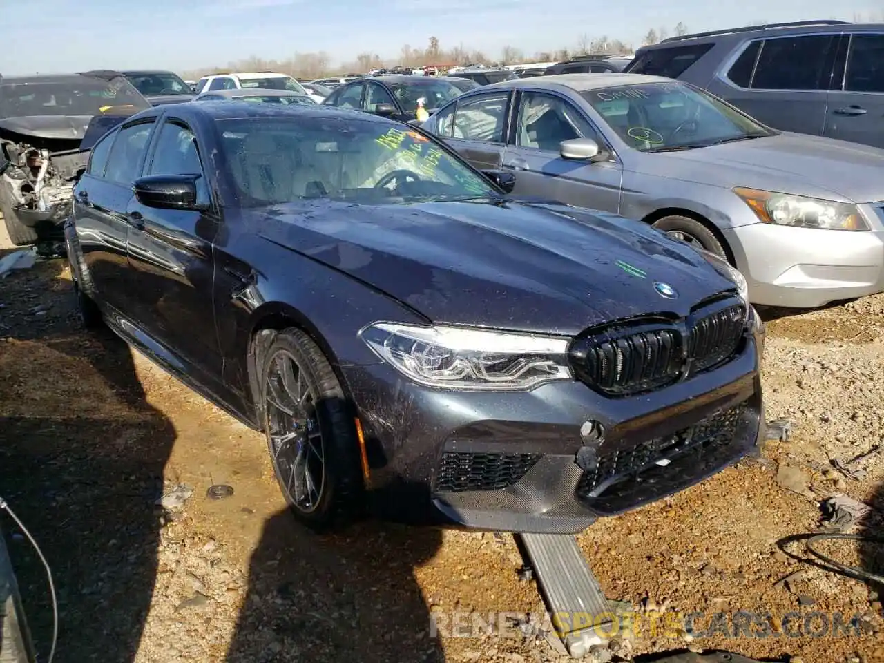 1 Photograph of a damaged car WBSJF0C51KB447365 BMW M5 2019