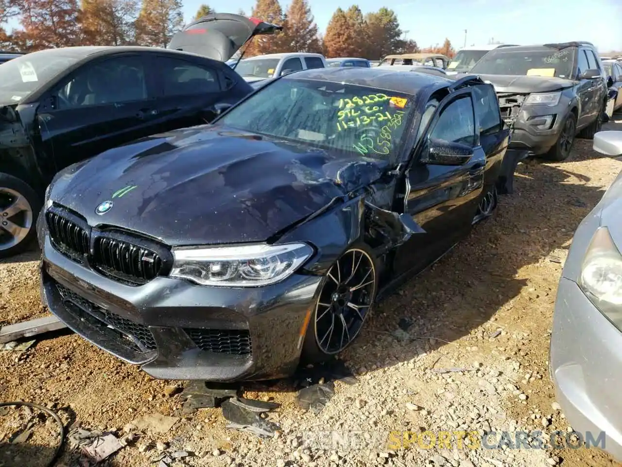 2 Photograph of a damaged car WBSJF0C51KB447365 BMW M5 2019