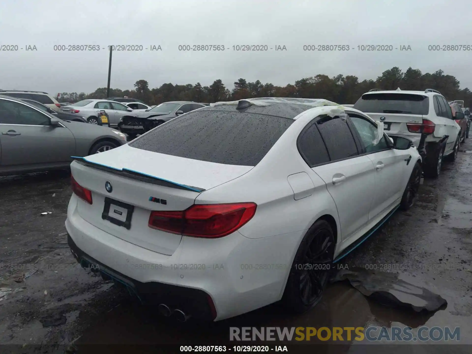 4 Photograph of a damaged car WBSJF0C52KB284323 BMW M5 2019