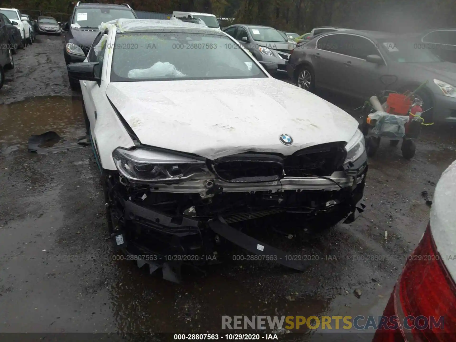 6 Photograph of a damaged car WBSJF0C52KB284323 BMW M5 2019