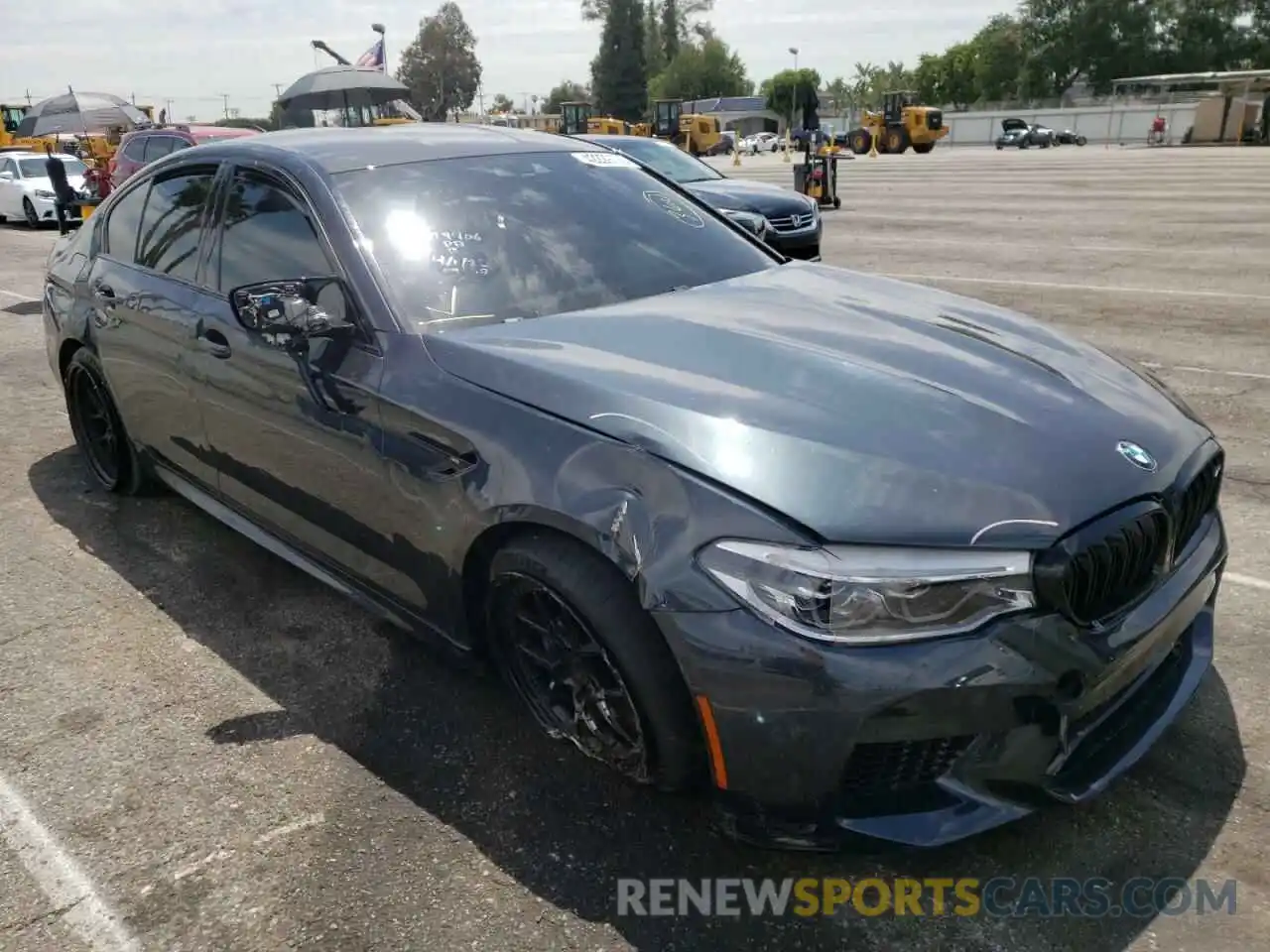 1 Photograph of a damaged car WBSJF0C52KB285522 BMW M5 2019