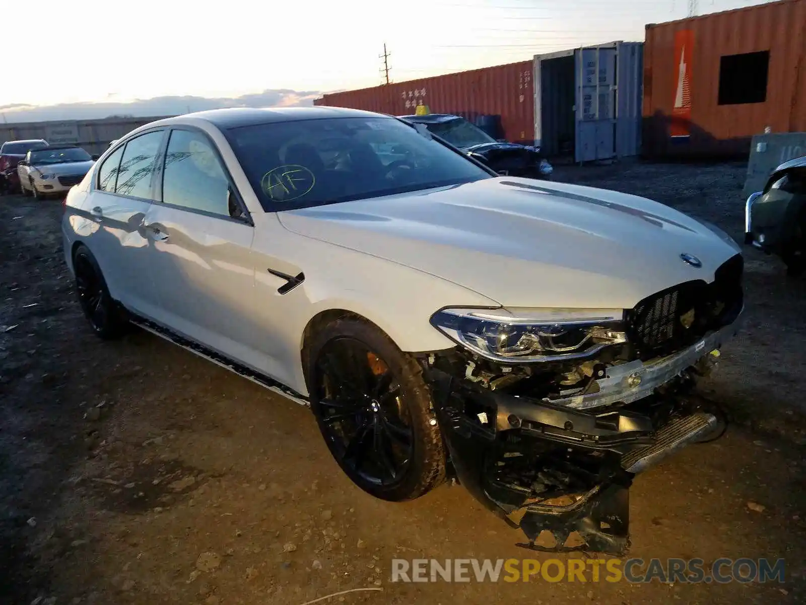 1 Photograph of a damaged car WBSJF0C52KB285942 BMW M5 2019