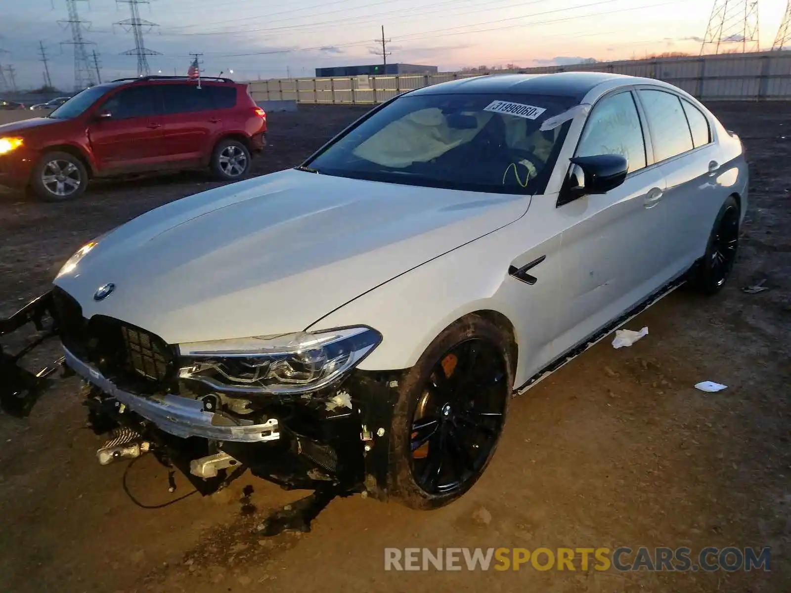 2 Photograph of a damaged car WBSJF0C52KB285942 BMW M5 2019