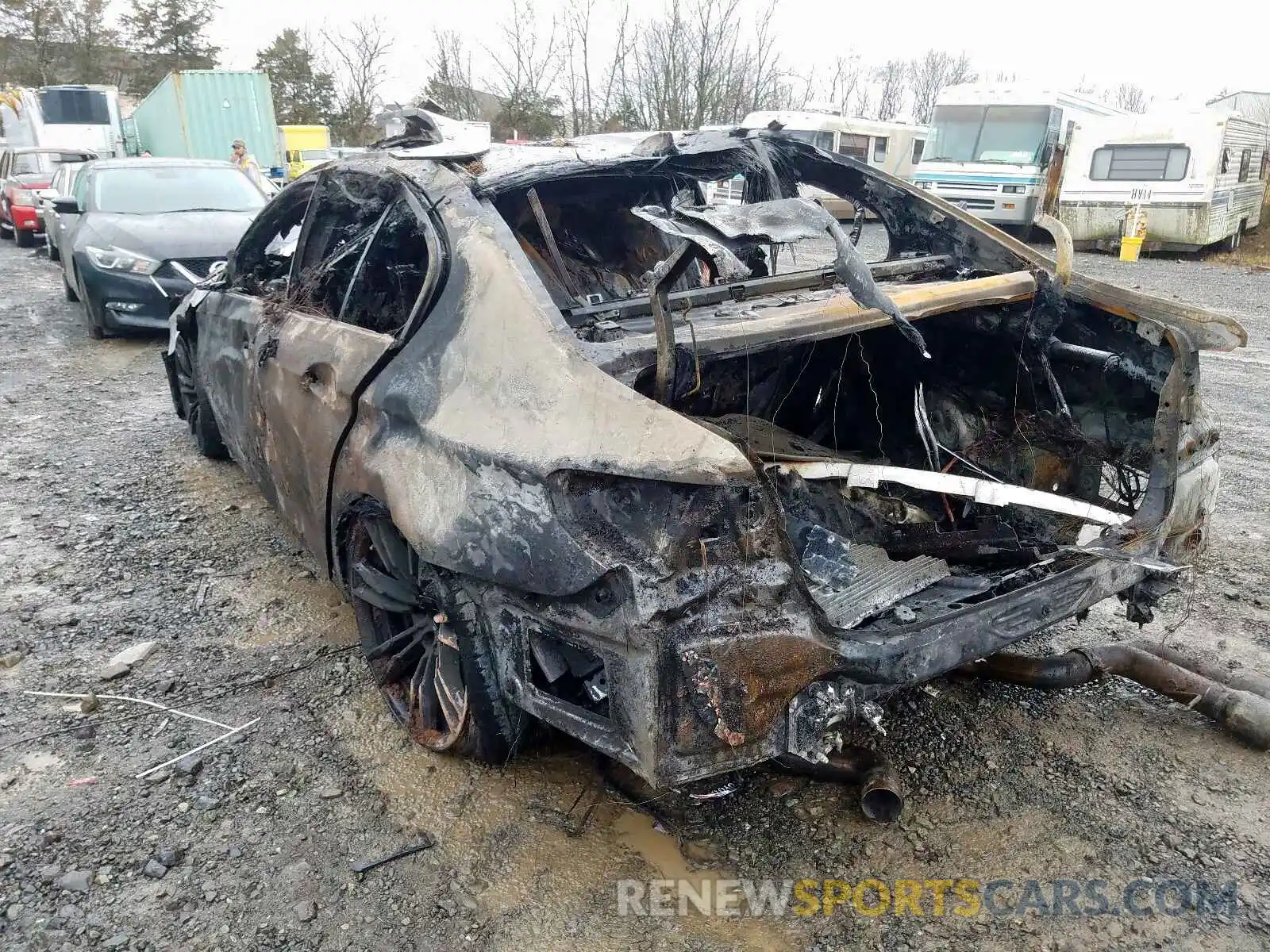 10 Photograph of a damaged car WBSJF0C52KB446824 BMW M5 2019