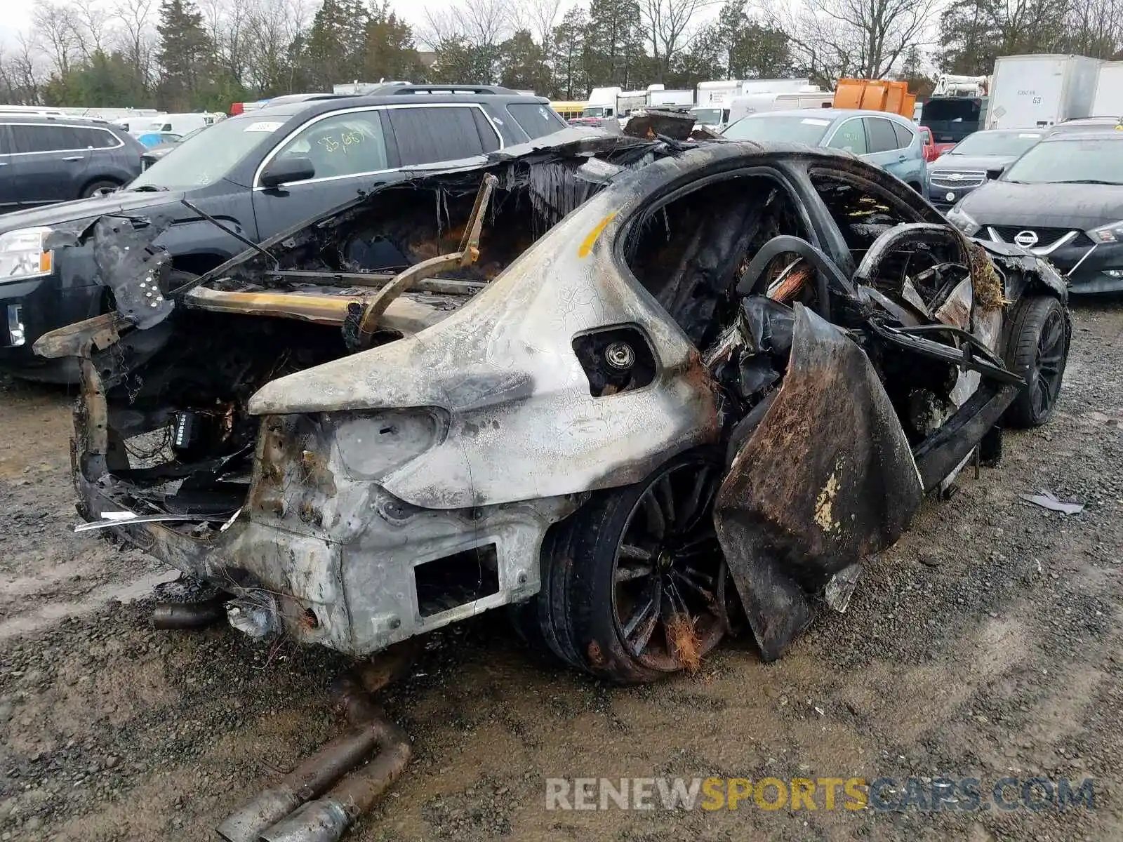 4 Photograph of a damaged car WBSJF0C52KB446824 BMW M5 2019