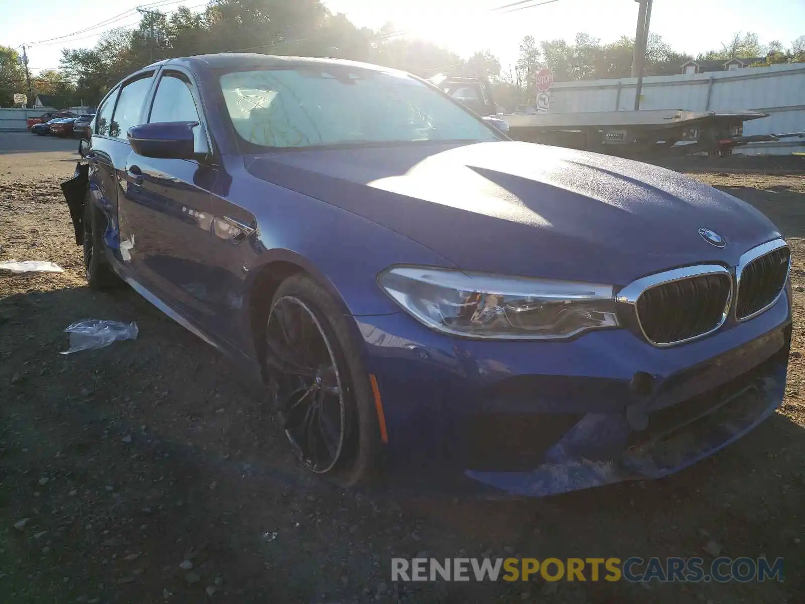 1 Photograph of a damaged car WBSJF0C52KB447195 BMW M5 2019