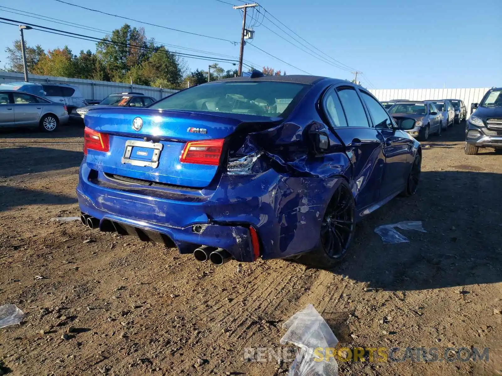 4 Photograph of a damaged car WBSJF0C52KB447195 BMW M5 2019