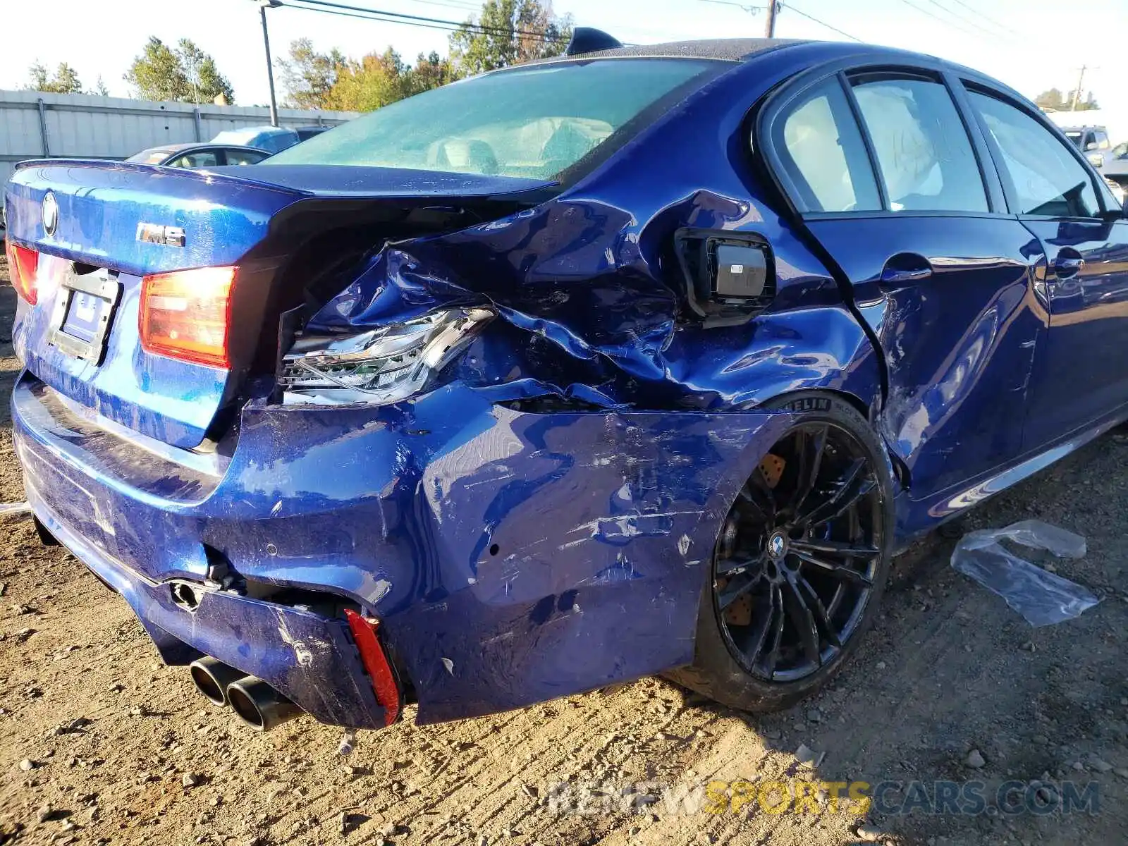 9 Photograph of a damaged car WBSJF0C52KB447195 BMW M5 2019