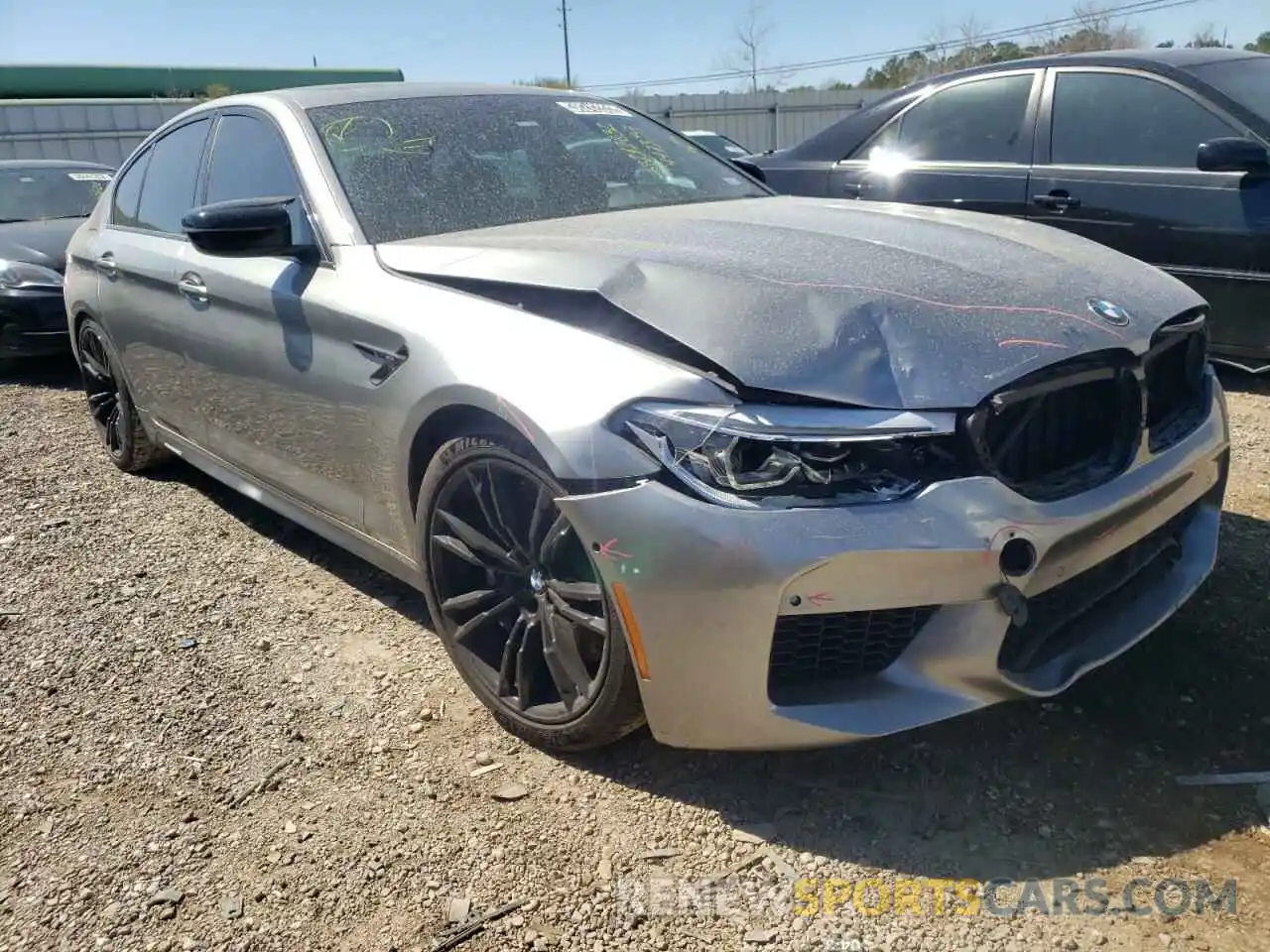 1 Photograph of a damaged car WBSJF0C52KB447357 BMW M5 2019