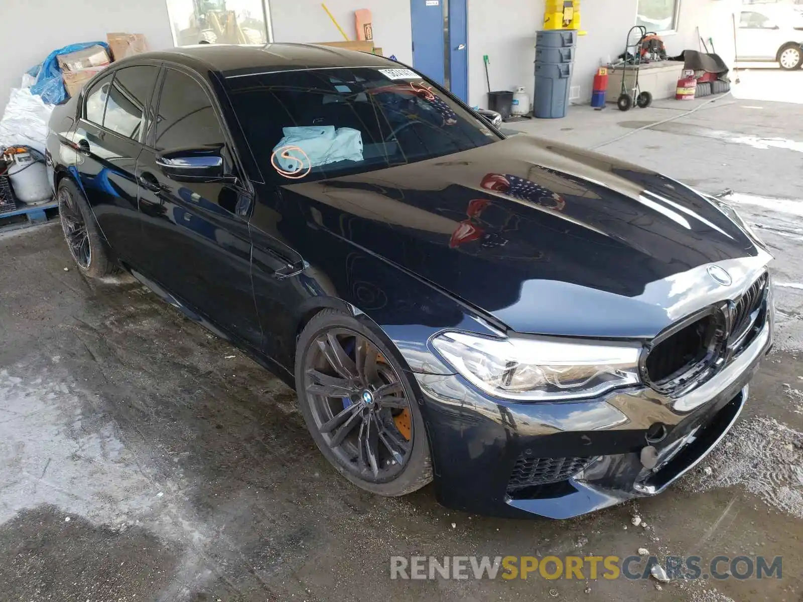 1 Photograph of a damaged car WBSJF0C52KB447861 BMW M5 2019