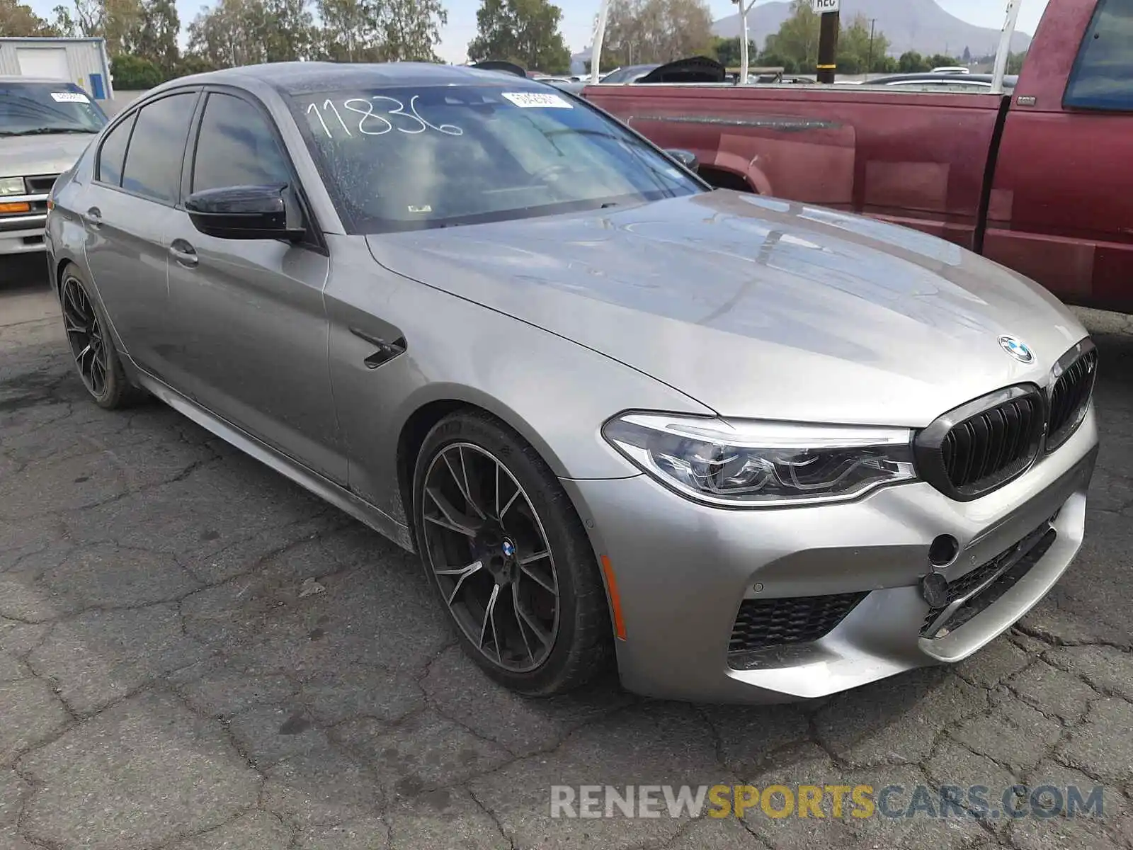 1 Photograph of a damaged car WBSJF0C52KB448072 BMW M5 2019