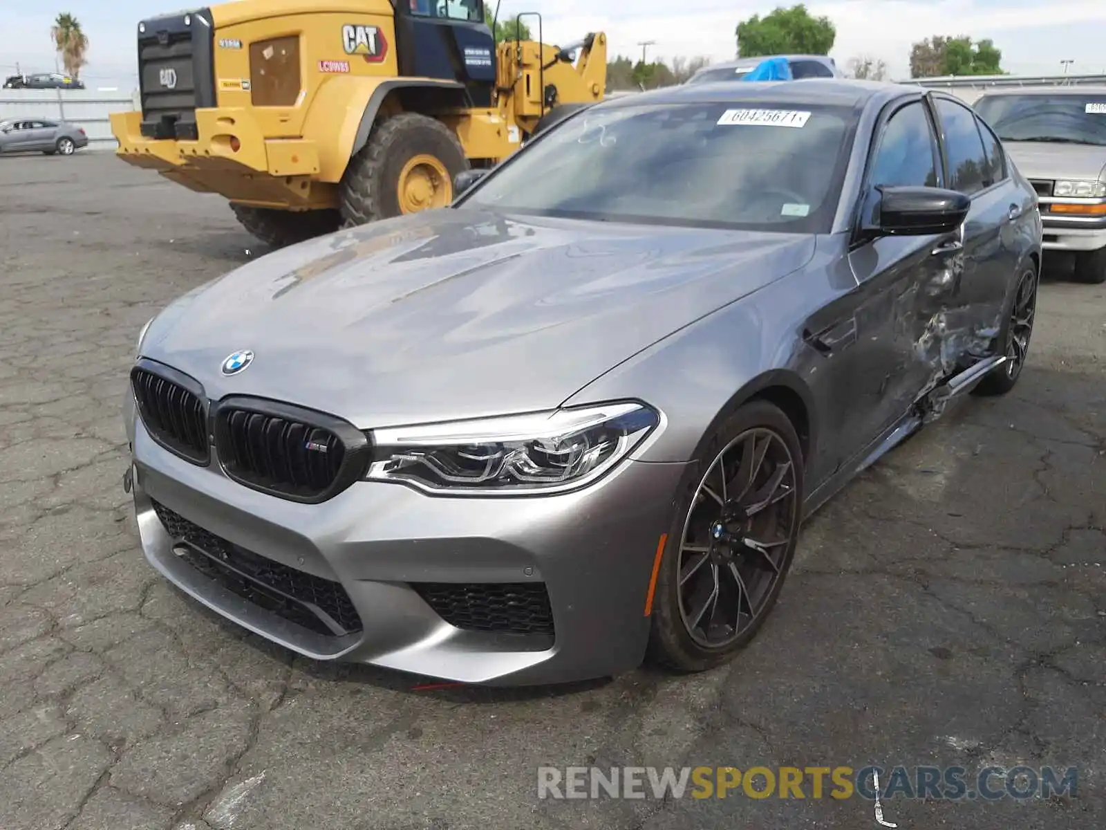 2 Photograph of a damaged car WBSJF0C52KB448072 BMW M5 2019