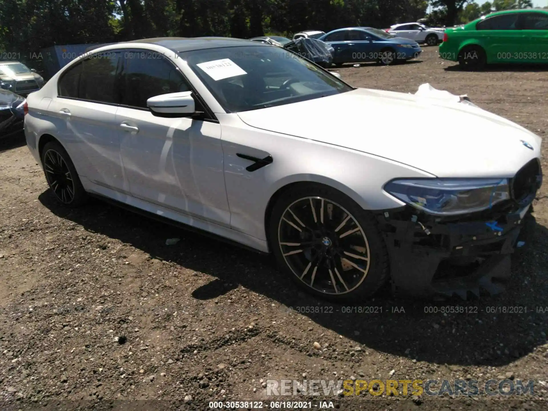 1 Photograph of a damaged car WBSJF0C52KB448461 BMW M5 2019