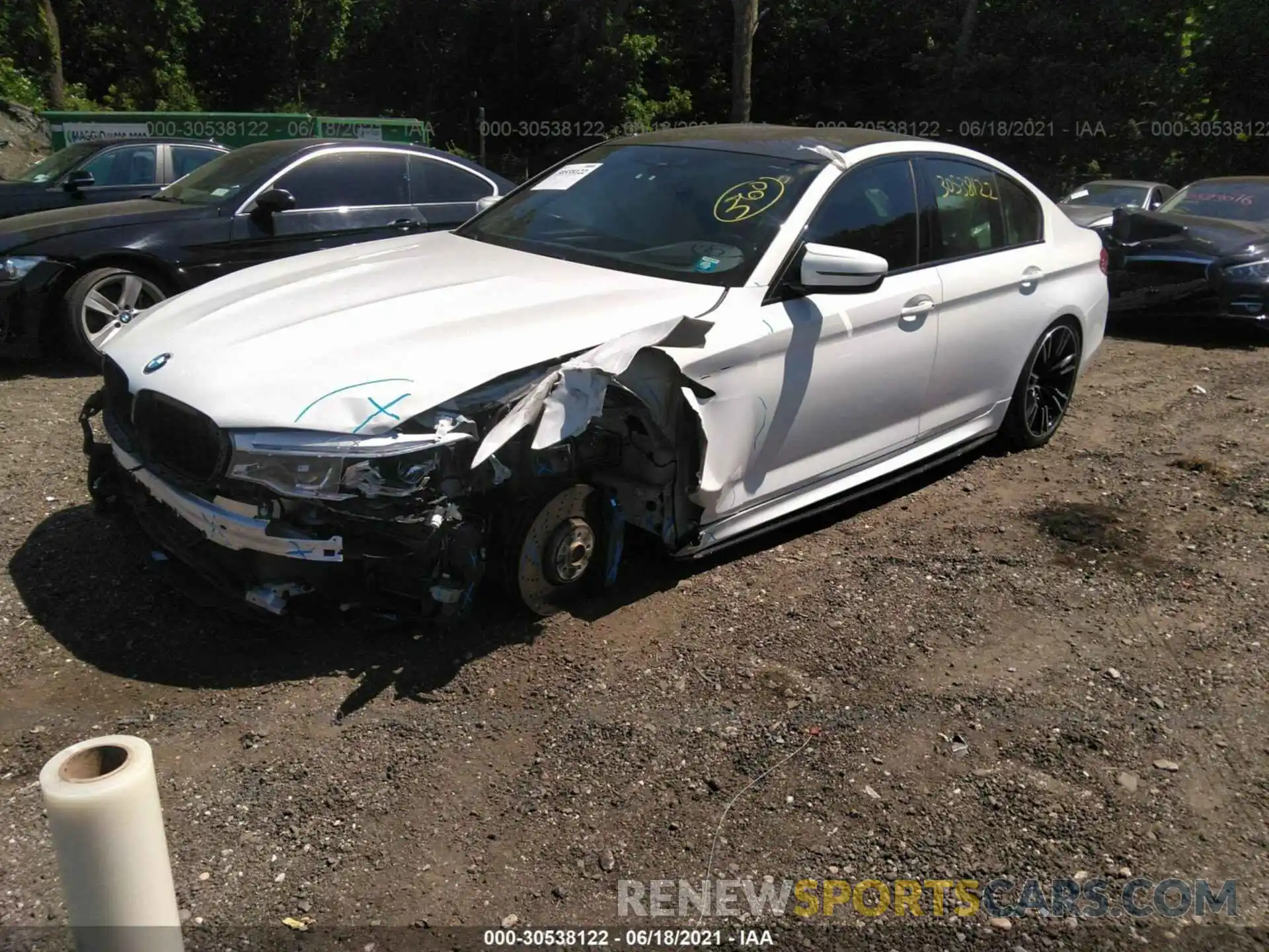 6 Photograph of a damaged car WBSJF0C52KB448461 BMW M5 2019