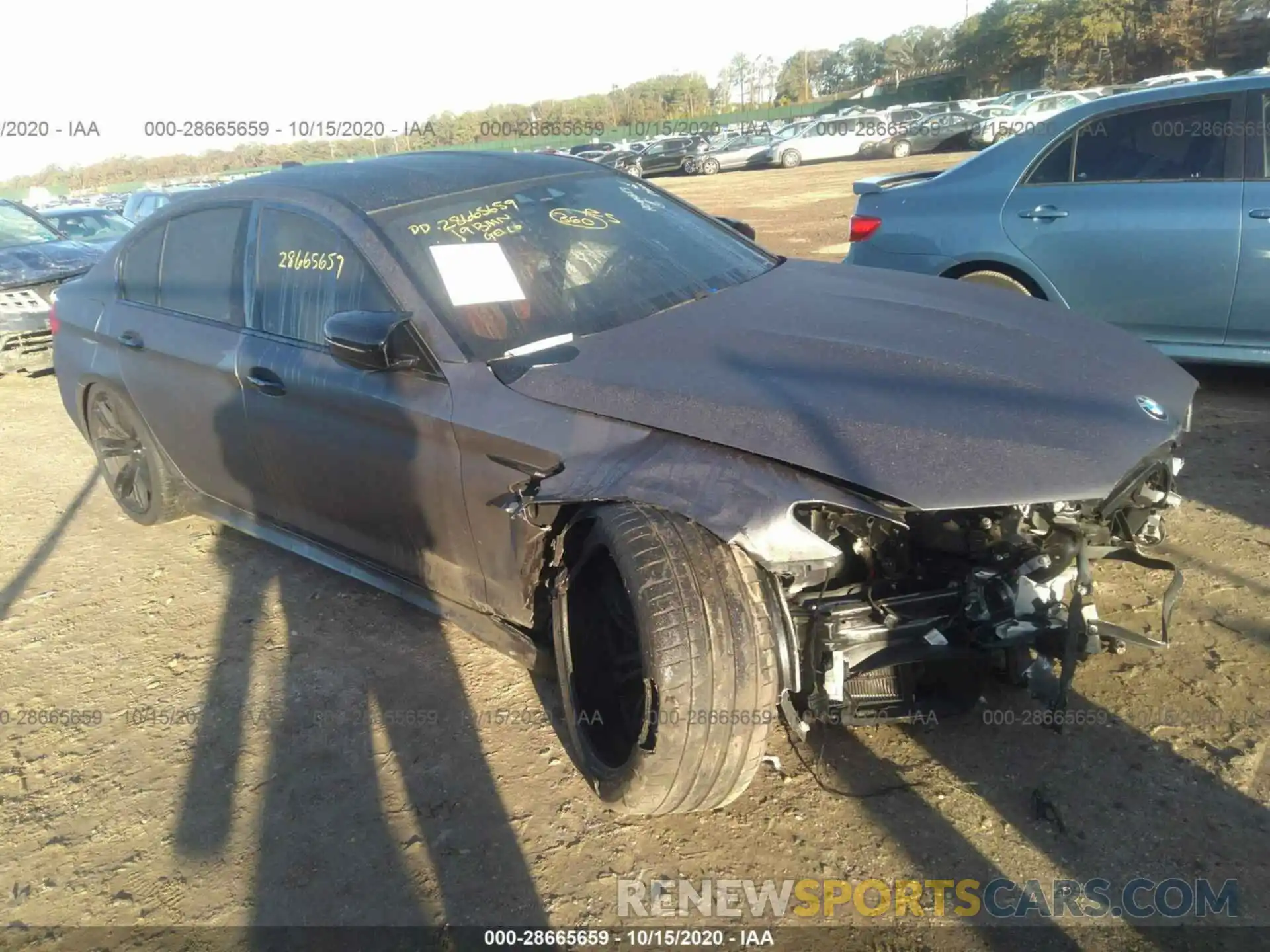 1 Фотография поврежденного автомобиля WBSJF0C52KB448637 BMW M5 2019