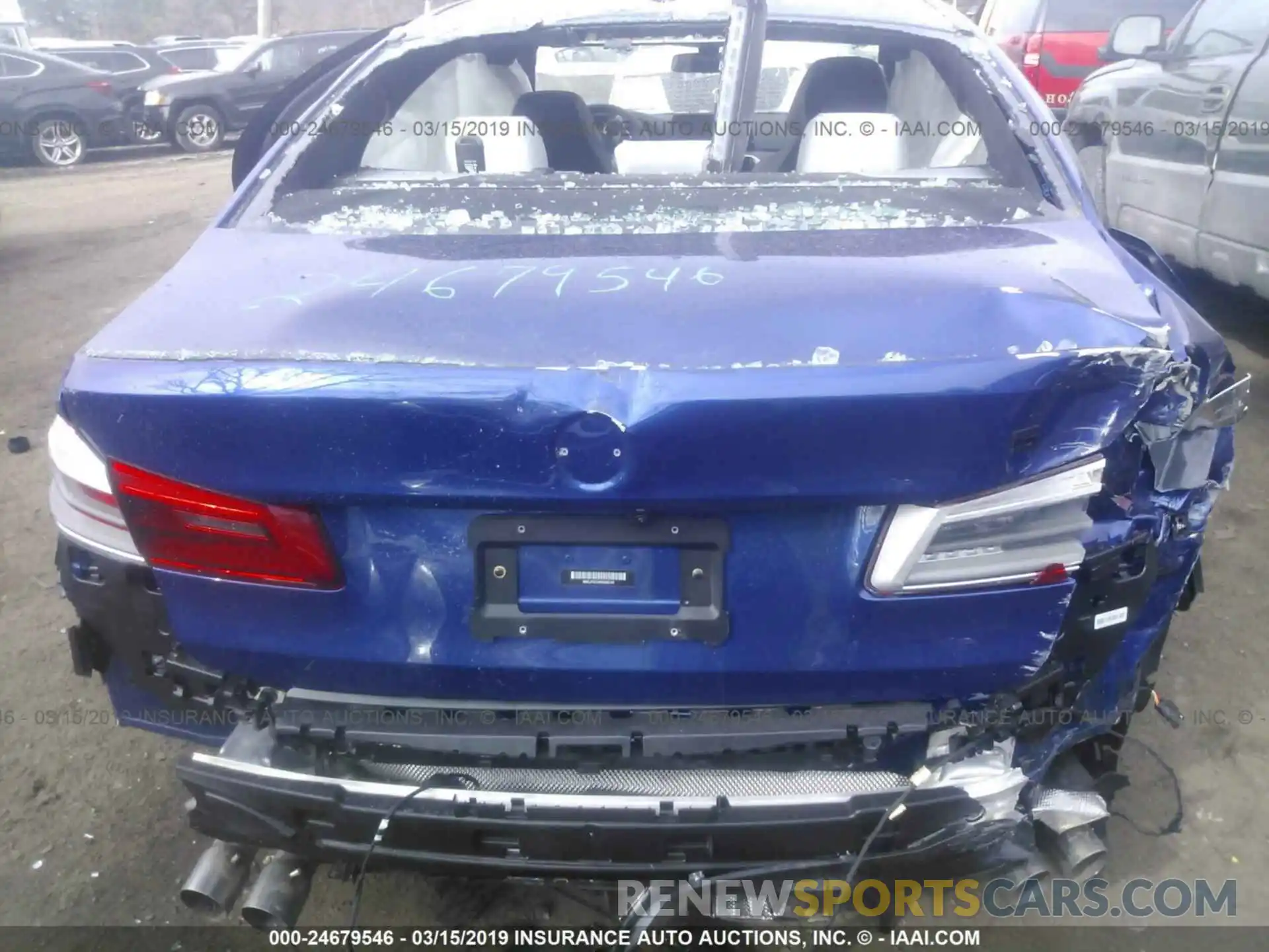 6 Photograph of a damaged car WBSJF0C53KB285741 BMW M5 2019