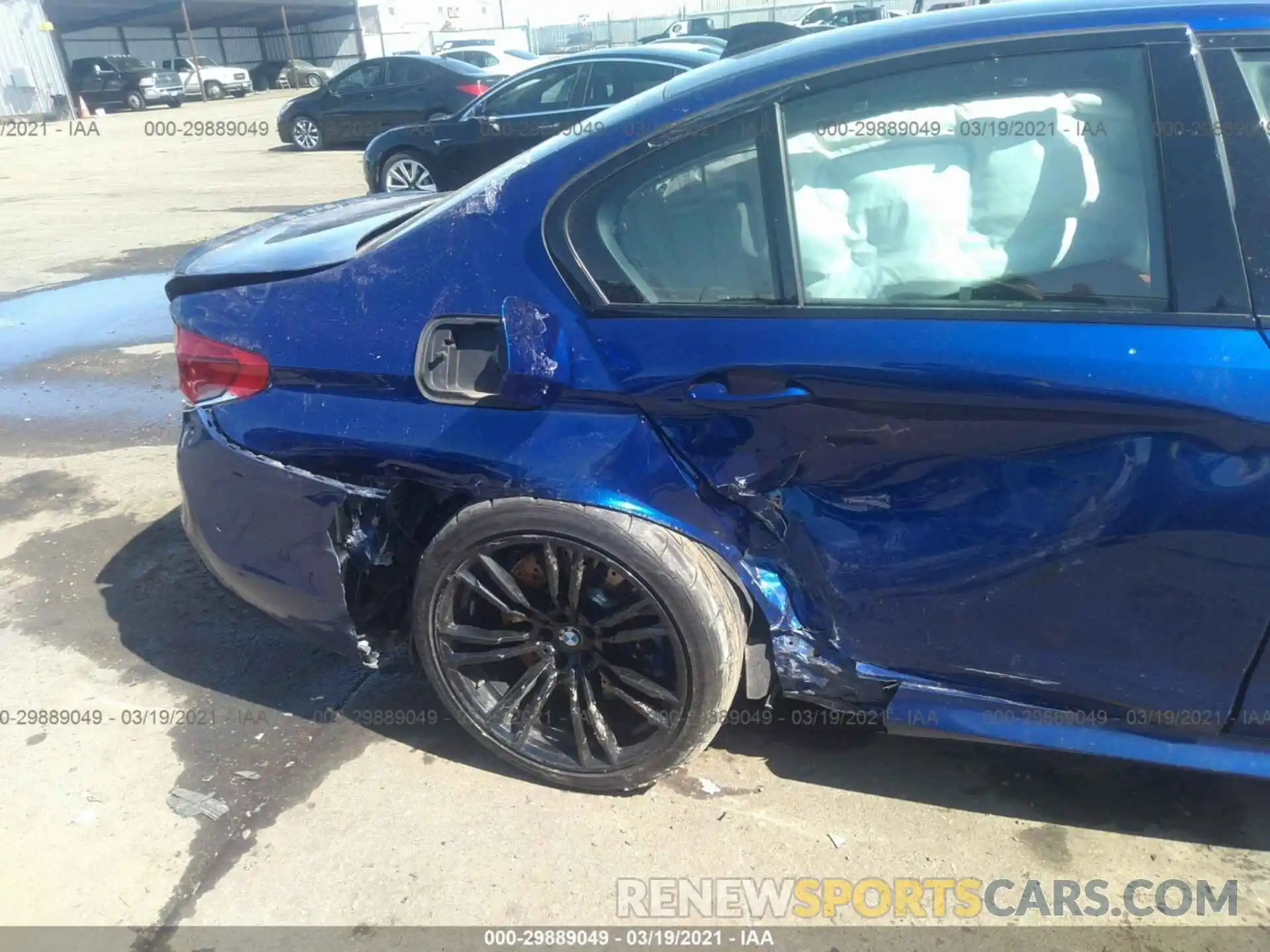 6 Photograph of a damaged car WBSJF0C53KB446623 BMW M5 2019