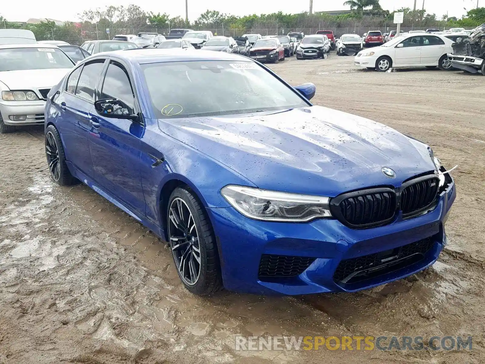 1 Photograph of a damaged car WBSJF0C53KB447884 BMW M5 2019