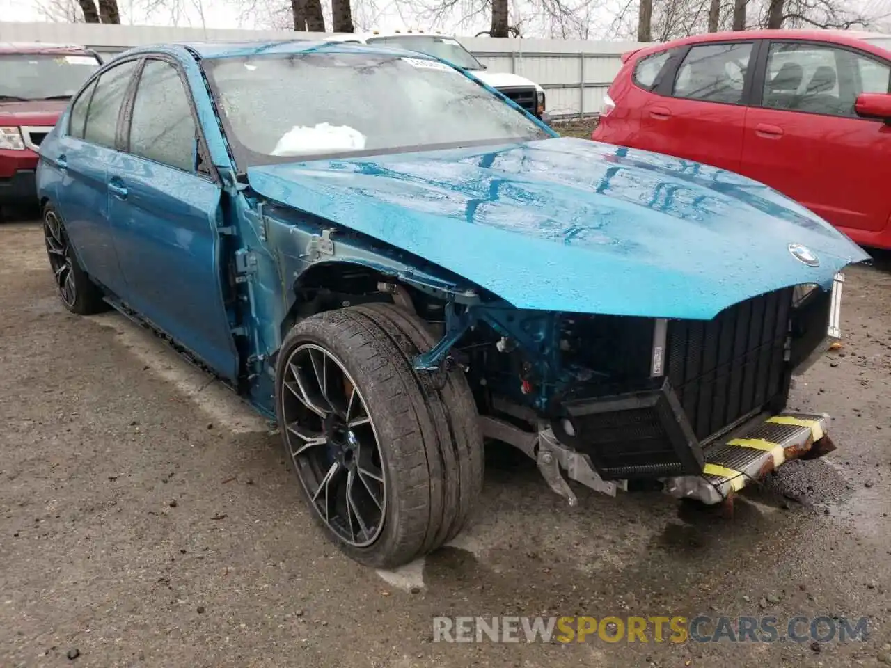 1 Photograph of a damaged car WBSJF0C53KB448503 BMW M5 2019