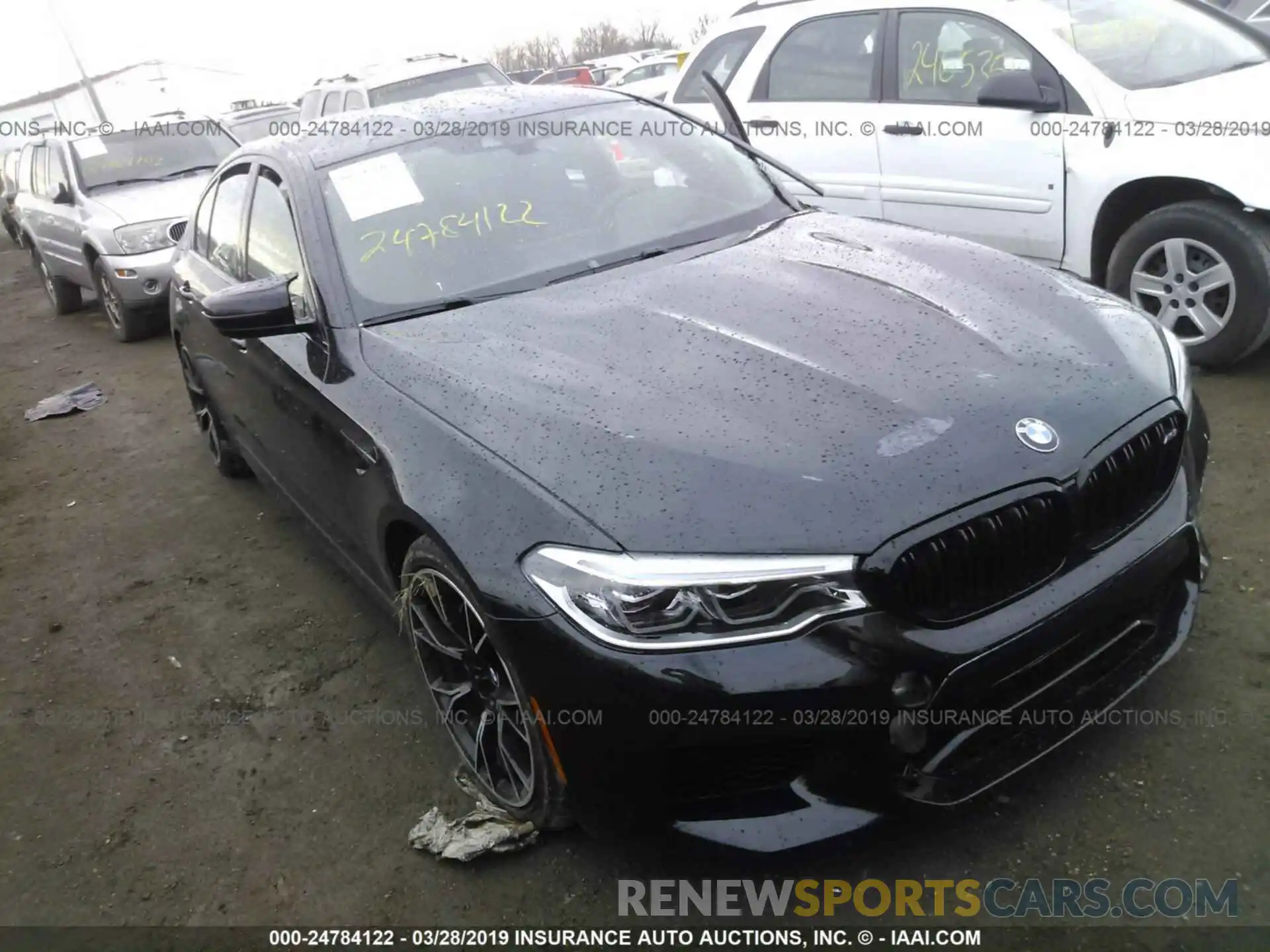 1 Photograph of a damaged car WBSJF0C54KB284162 BMW M5 2019