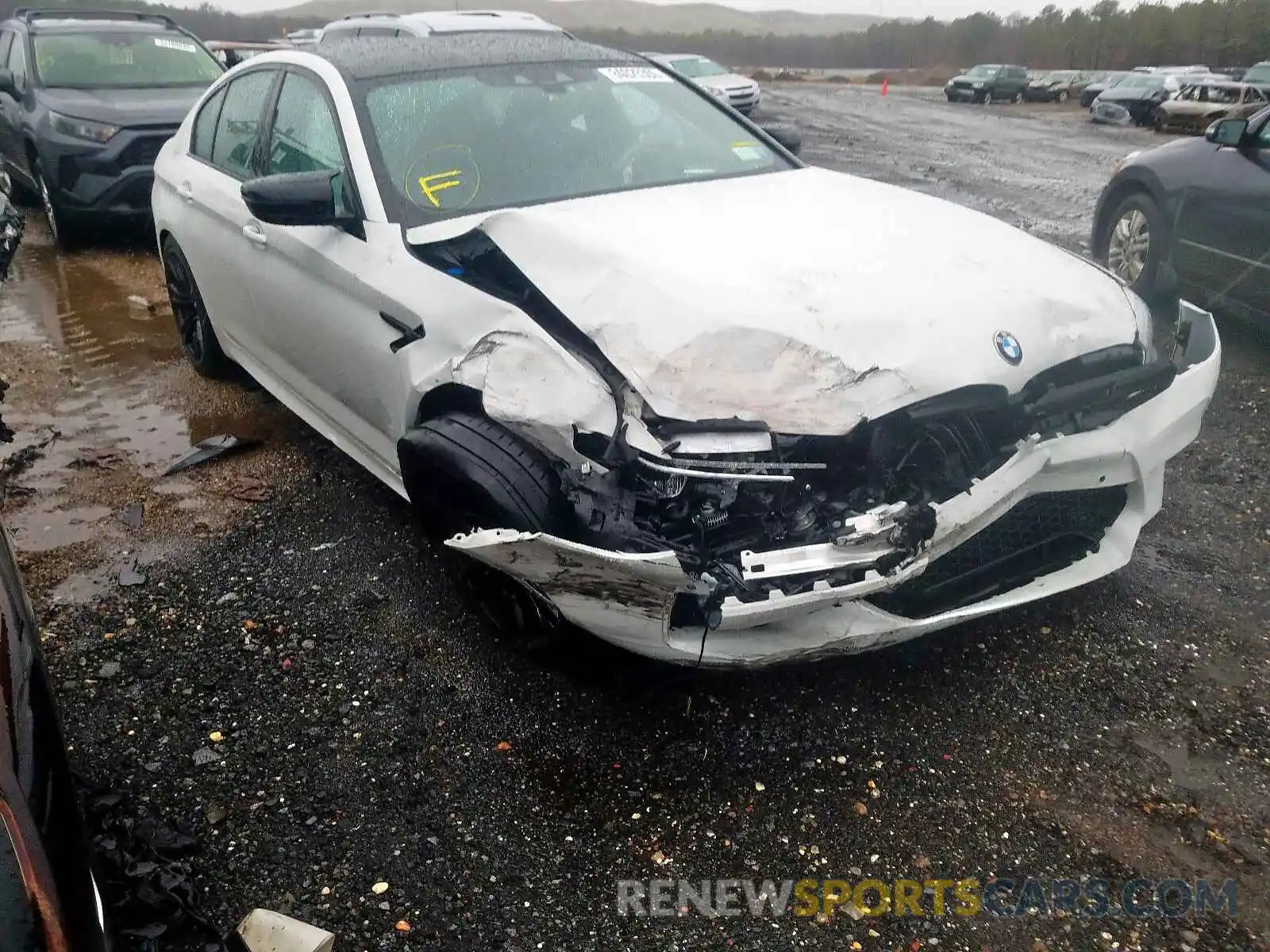 1 Photograph of a damaged car WBSJF0C54KB285943 BMW M5 2019