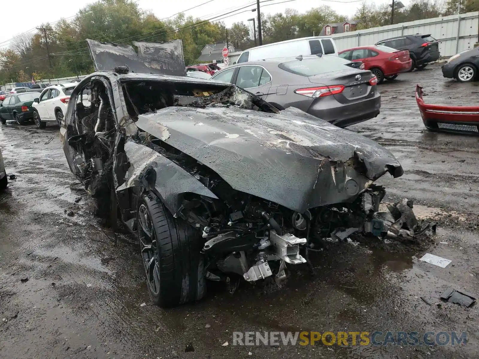 1 Photograph of a damaged car WBSJF0C54KB446775 BMW M5 2019