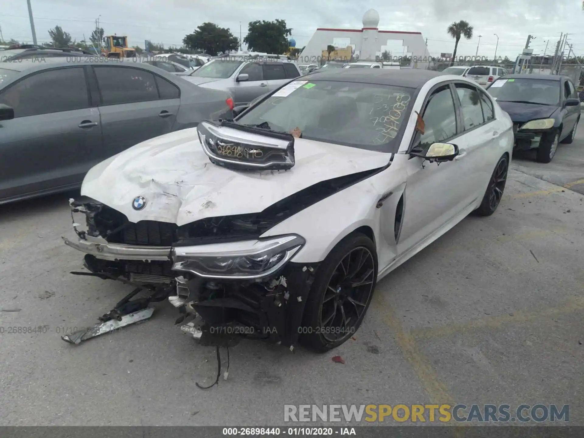 2 Photograph of a damaged car WBSJF0C54KB447005 BMW M5 2019