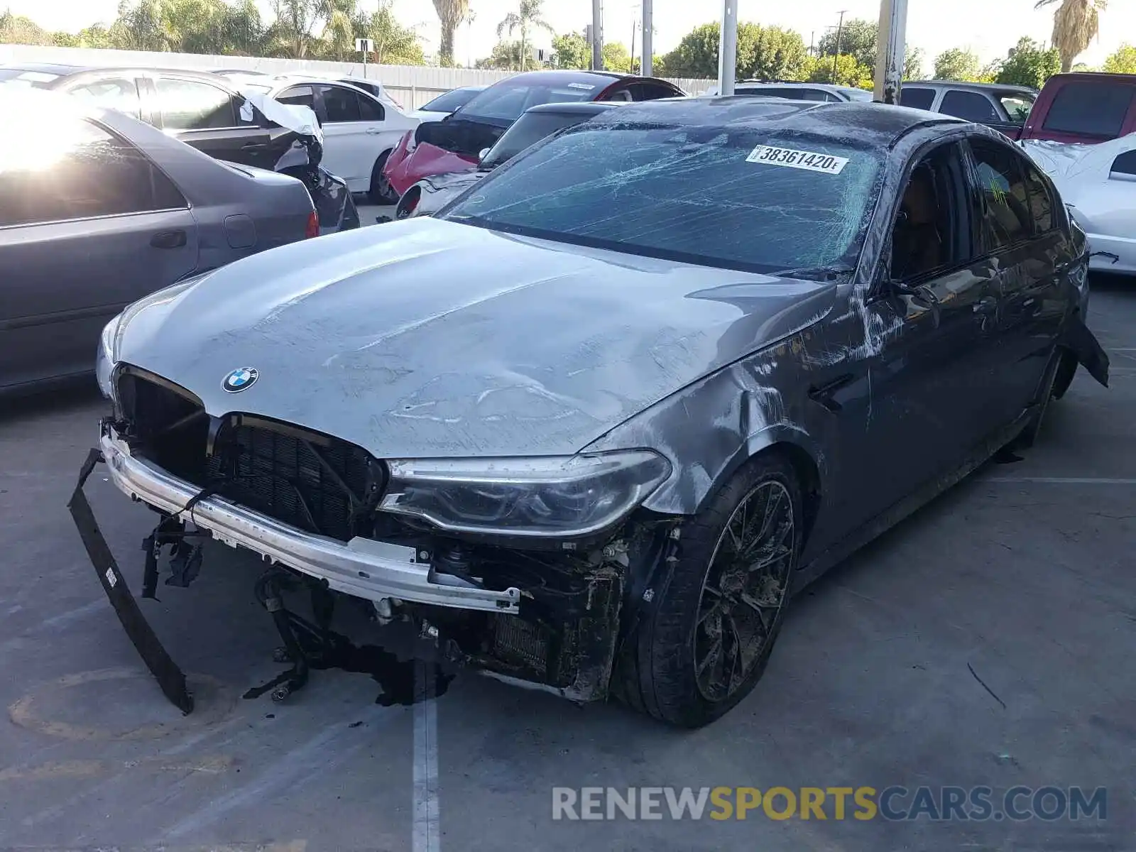 2 Photograph of a damaged car WBSJF0C54KB447800 BMW M5 2019