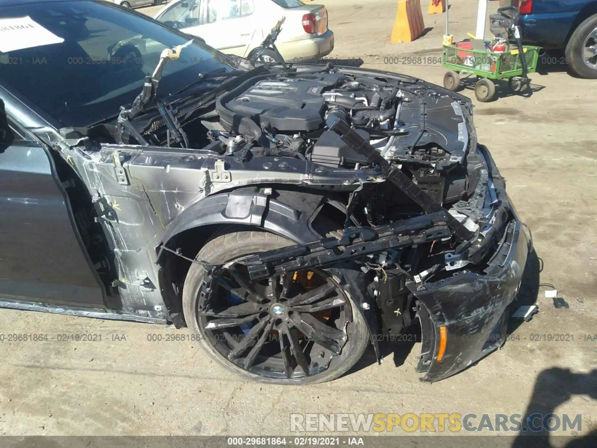 6 Photograph of a damaged car WBSJF0C54KB448011 BMW M5 2019