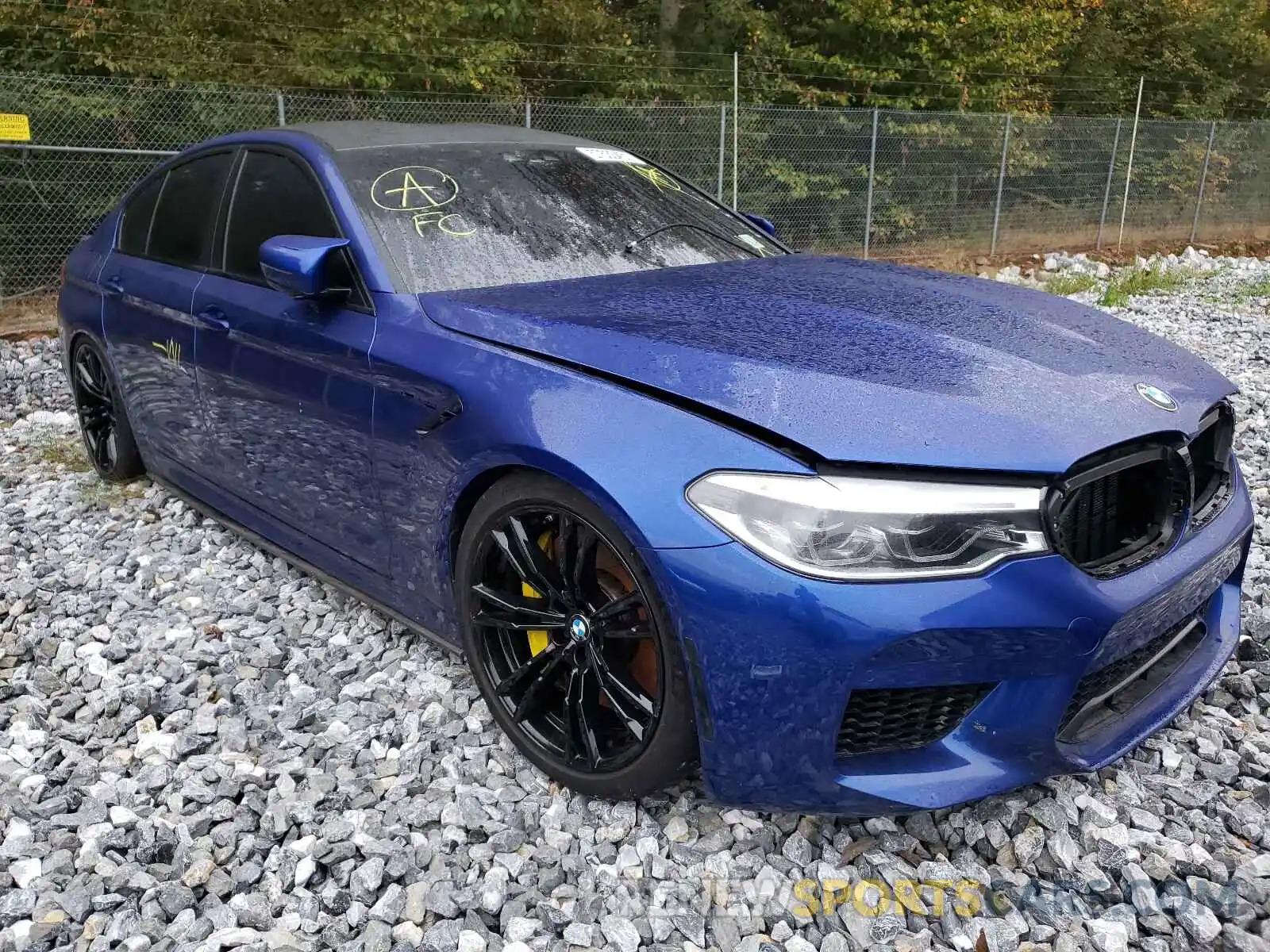 1 Photograph of a damaged car WBSJF0C54KB448493 BMW M5 2019