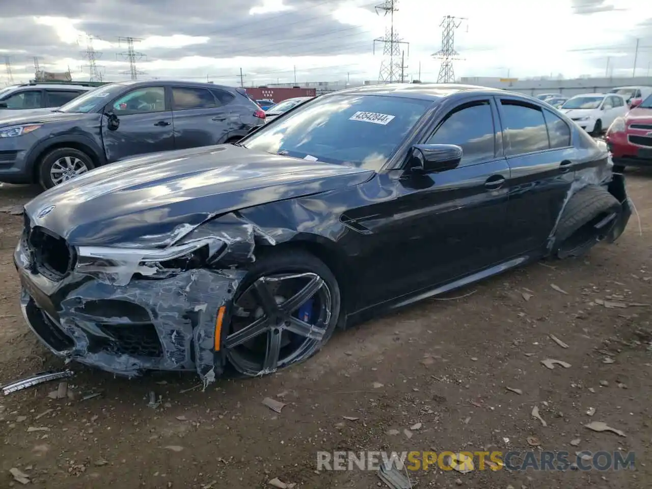 1 Photograph of a damaged car WBSJF0C54KB448526 BMW M5 2019