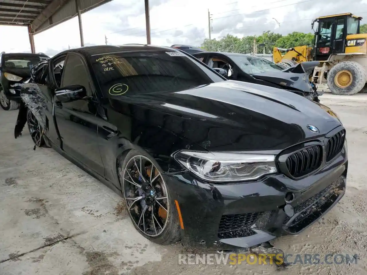 1 Photograph of a damaged car WBSJF0C55KB284154 BMW M5 2019