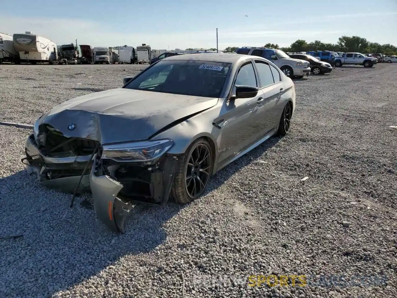 2 Photograph of a damaged car WBSJF0C55KB284624 BMW M5 2019