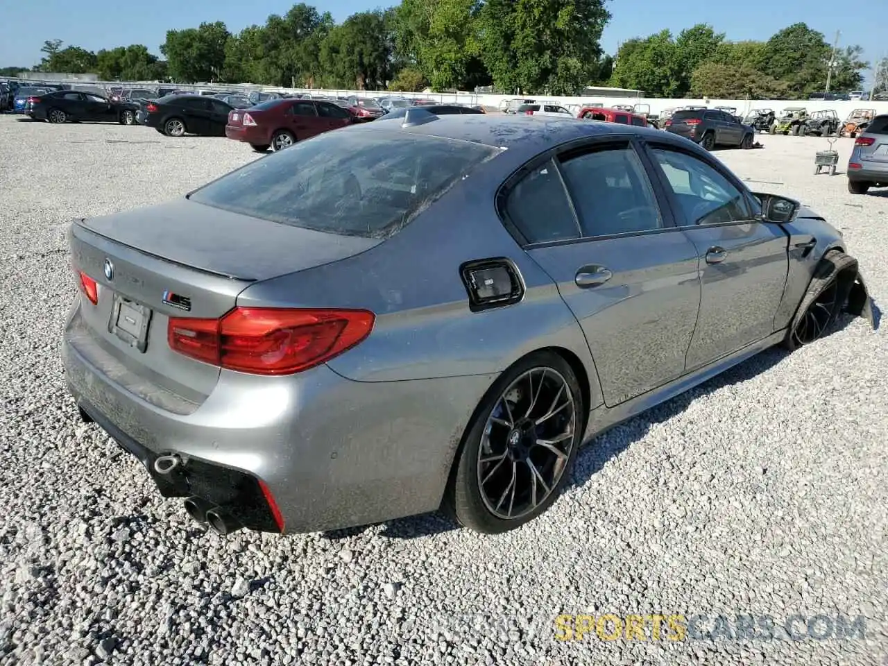 4 Photograph of a damaged car WBSJF0C55KB284624 BMW M5 2019