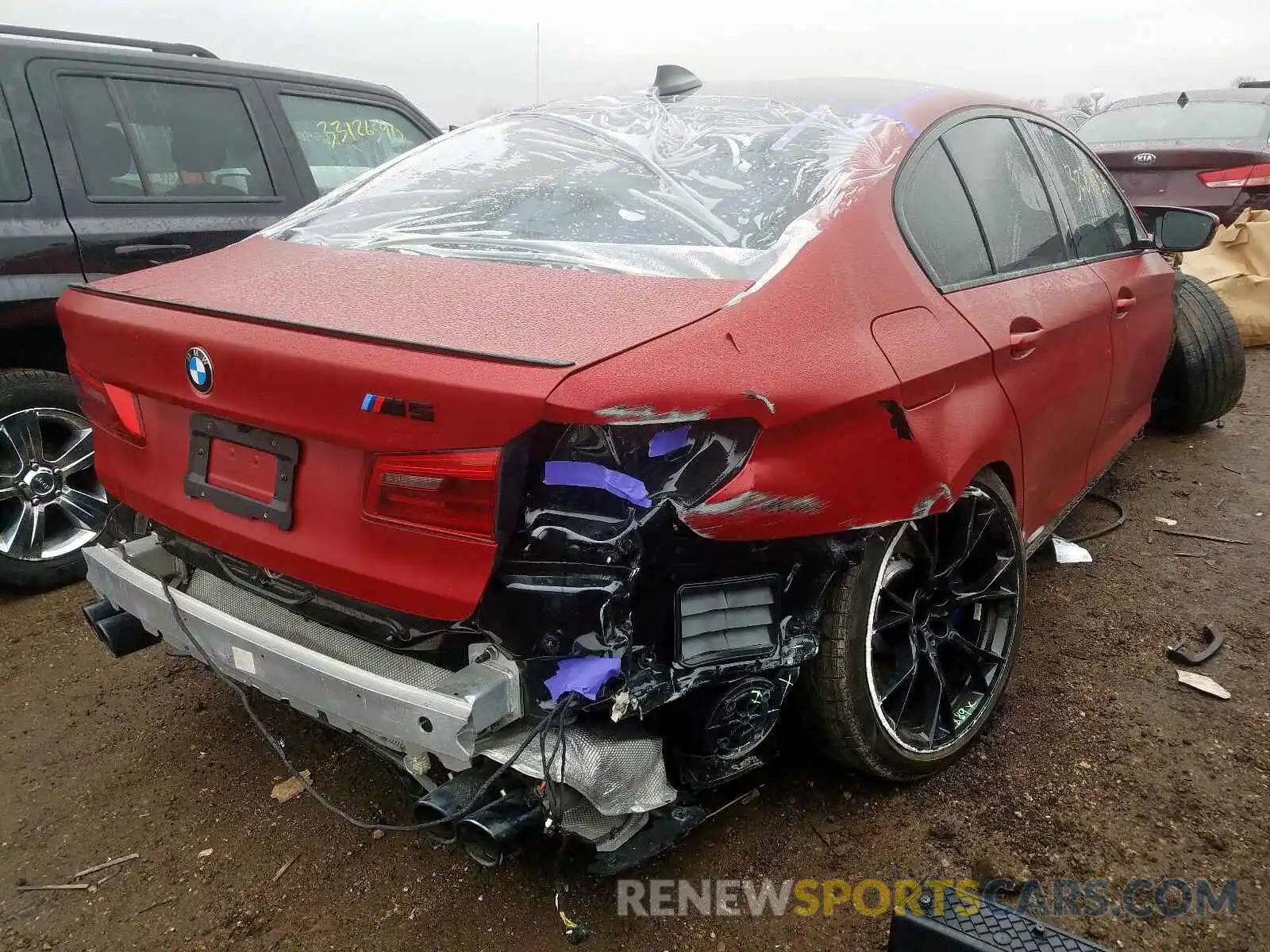 4 Photograph of a damaged car WBSJF0C55KB284719 BMW M5 2019