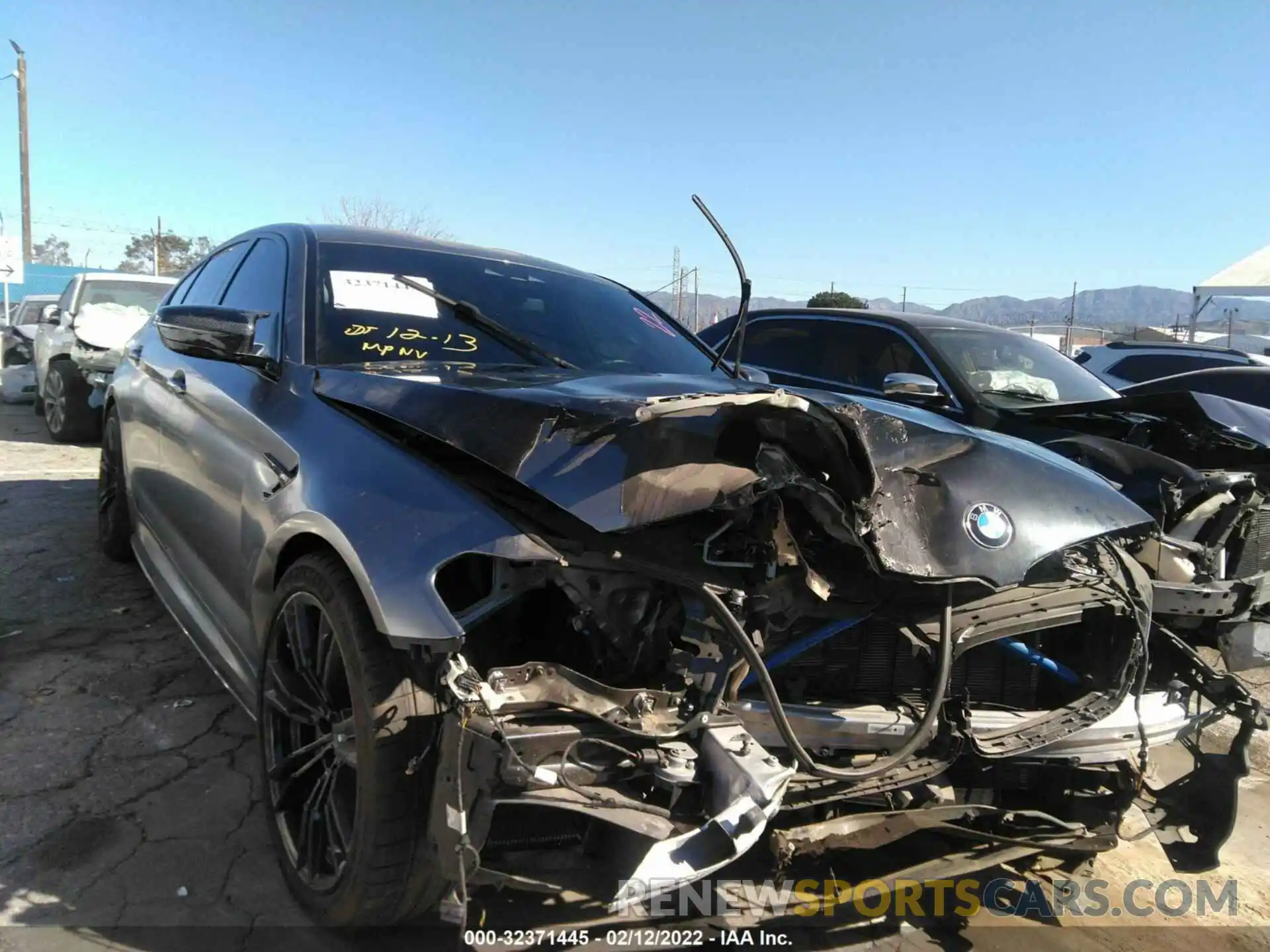 1 Photograph of a damaged car WBSJF0C55KB285093 BMW M5 2019