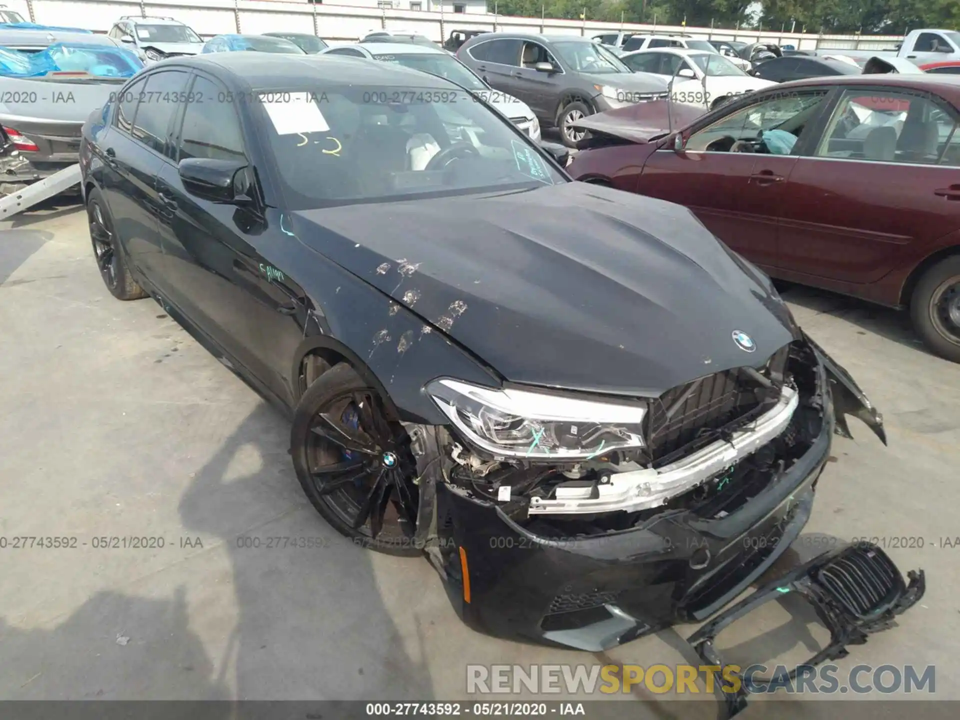 1 Фотография поврежденного автомобиля WBSJF0C55KB447305 BMW M5 2019