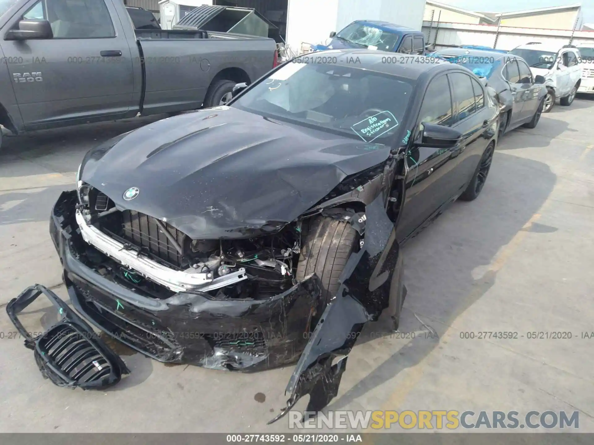 2 Photograph of a damaged car WBSJF0C55KB447305 BMW M5 2019