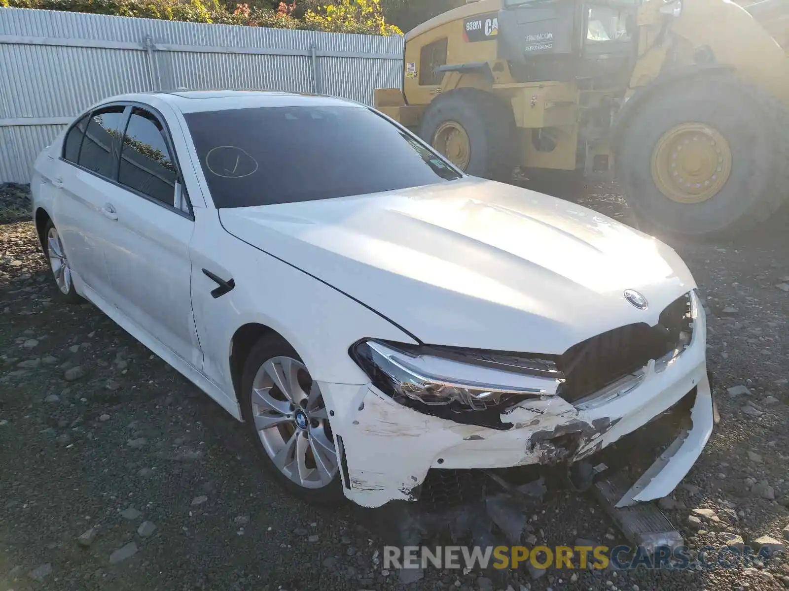 1 Photograph of a damaged car WBSJF0C55KB448714 BMW M5 2019