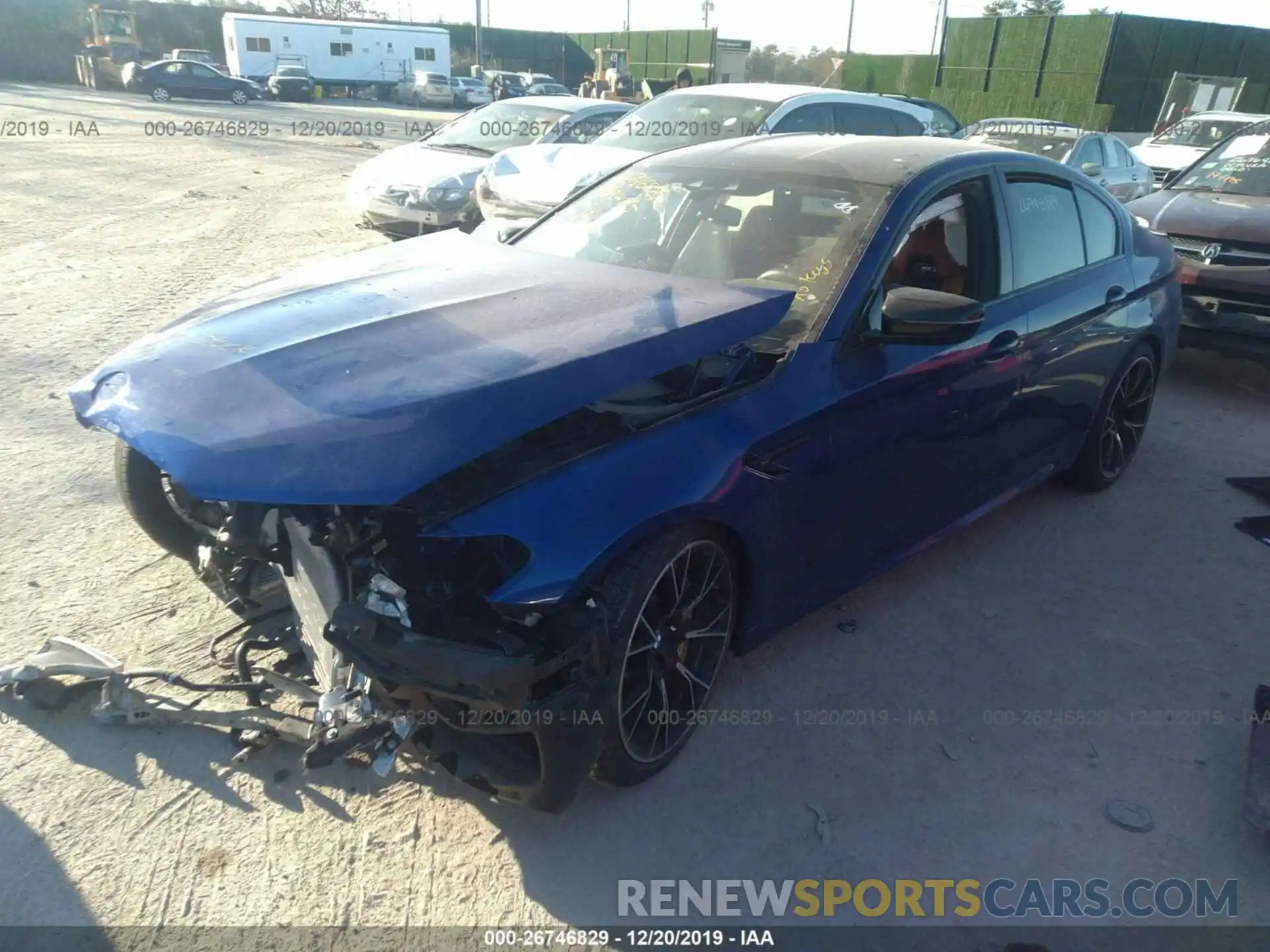 2 Photograph of a damaged car WBSJF0C56KB447328 BMW M5 2019