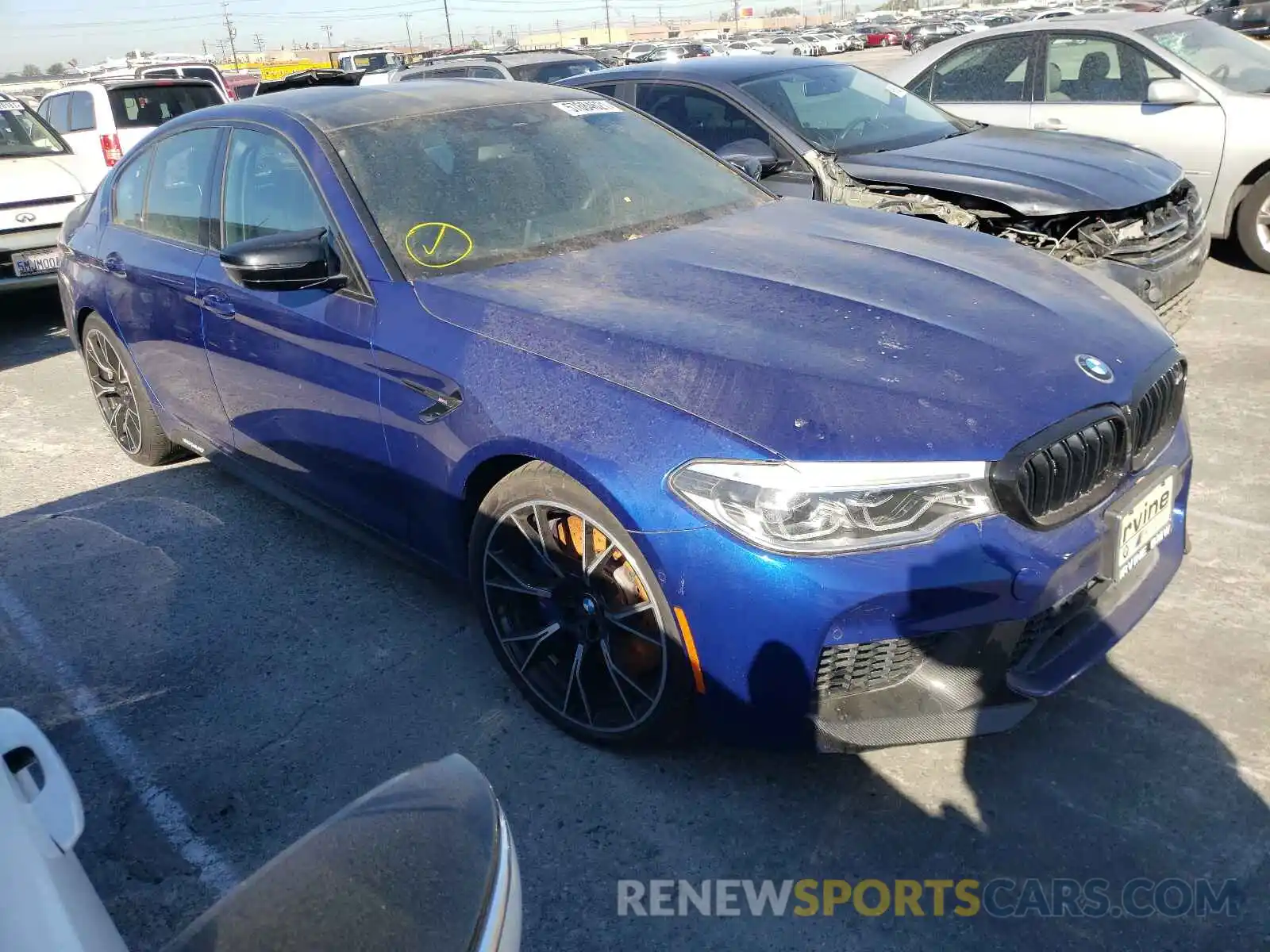 1 Photograph of a damaged car WBSJF0C56KB447507 BMW M5 2019