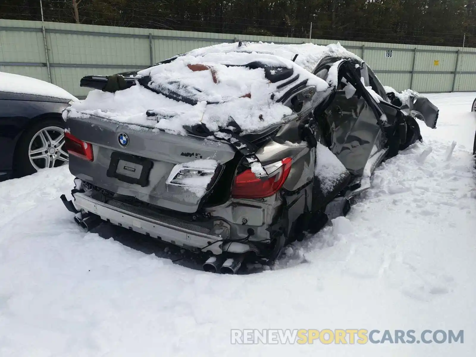 4 Photograph of a damaged car WBSJF0C56KB447698 BMW M5 2019