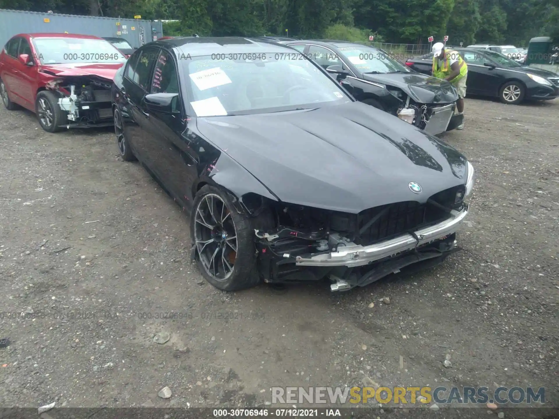 1 Photograph of a damaged car WBSJF0C56KB447877 BMW M5 2019