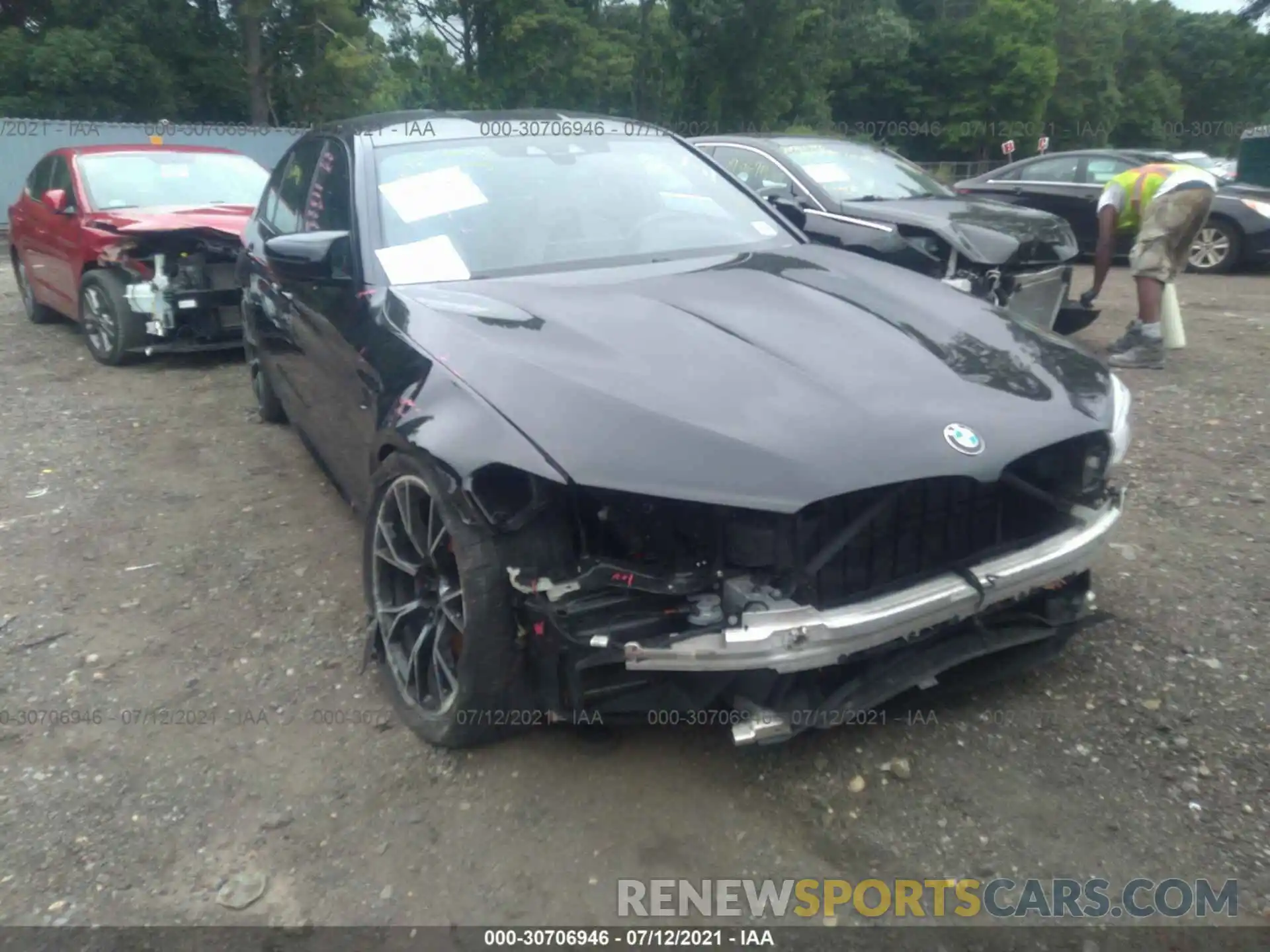 6 Photograph of a damaged car WBSJF0C56KB447877 BMW M5 2019