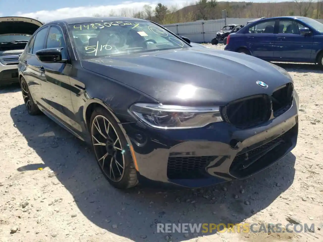 1 Photograph of a damaged car WBSJF0C56KB448737 BMW M5 2019