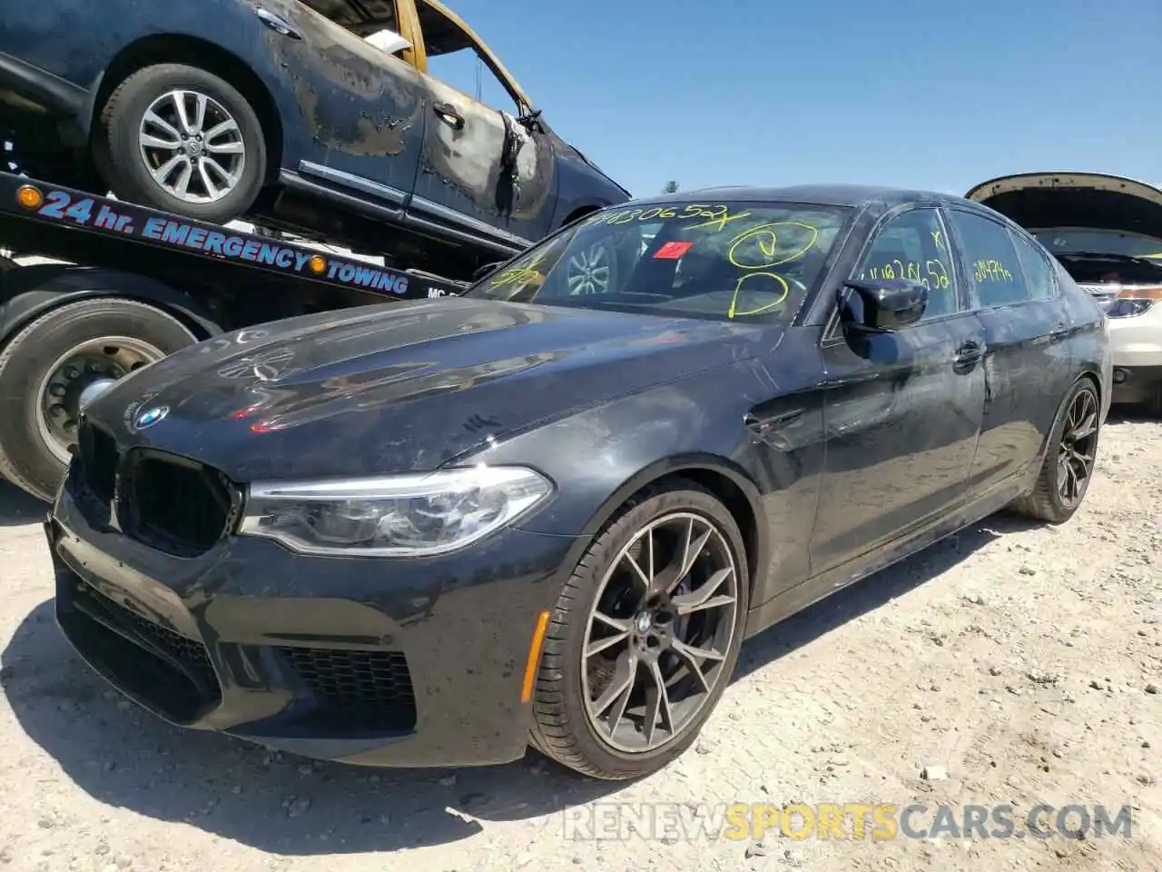 2 Photograph of a damaged car WBSJF0C56KB448737 BMW M5 2019